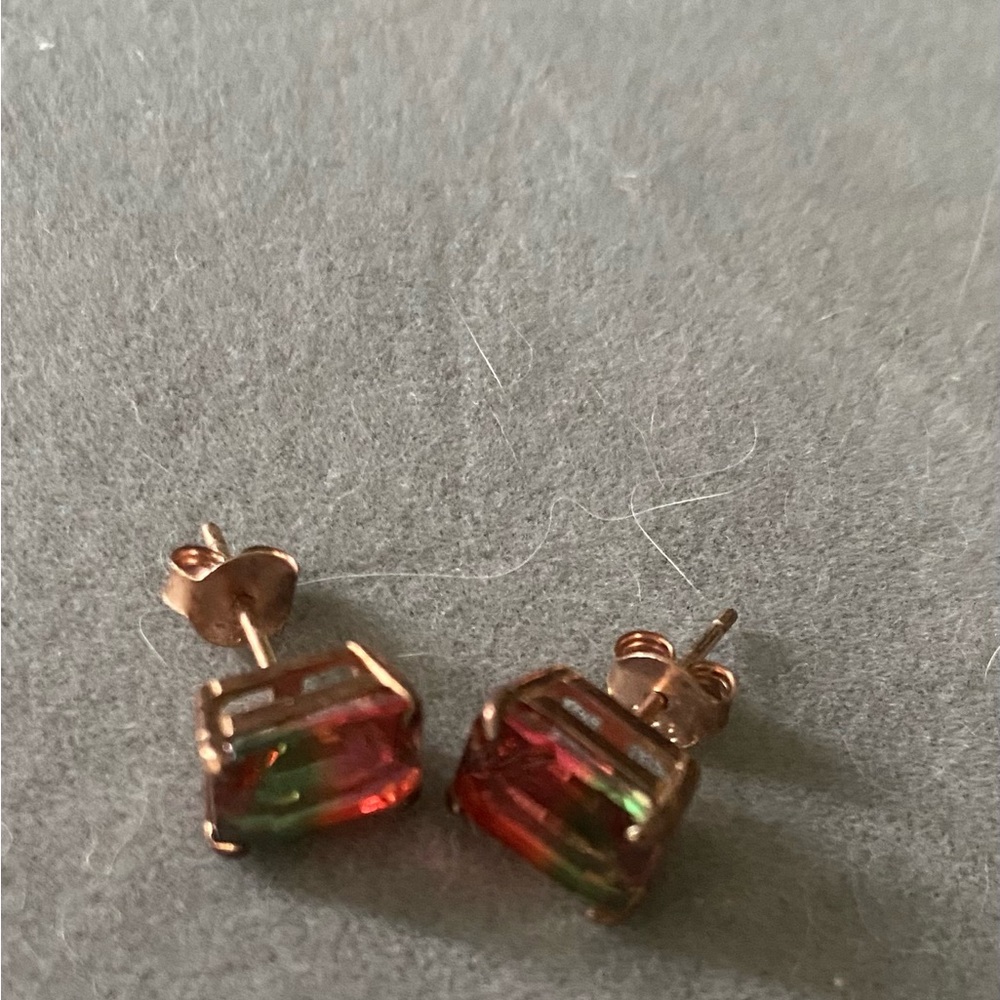 Elegant Multicolor Stud Earrings
